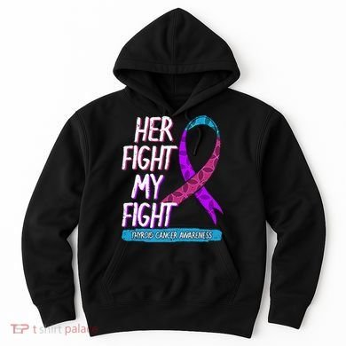 Thyroid Cancer Awareness Ribbon Endocrinologist Gift Idea Hoodie
