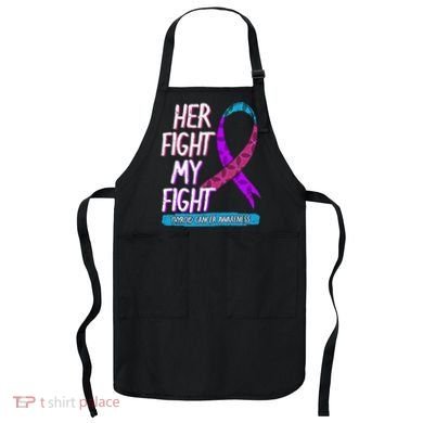 Thyroid Cancer Awareness Ribbon Endocrinologist Gift Idea Apron