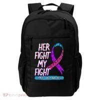 Thyroid Cancer Awareness Ribbon Endocrinologist Gift Idea Backpack thumb 0