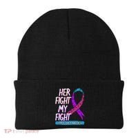 Thyroid Cancer Awareness Ribbon Endocrinologist Gift Idea Beanie thumb 0