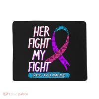 Thyroid Cancer Awareness Ribbon Endocrinologist Gift Idea Mousepad thumb 0