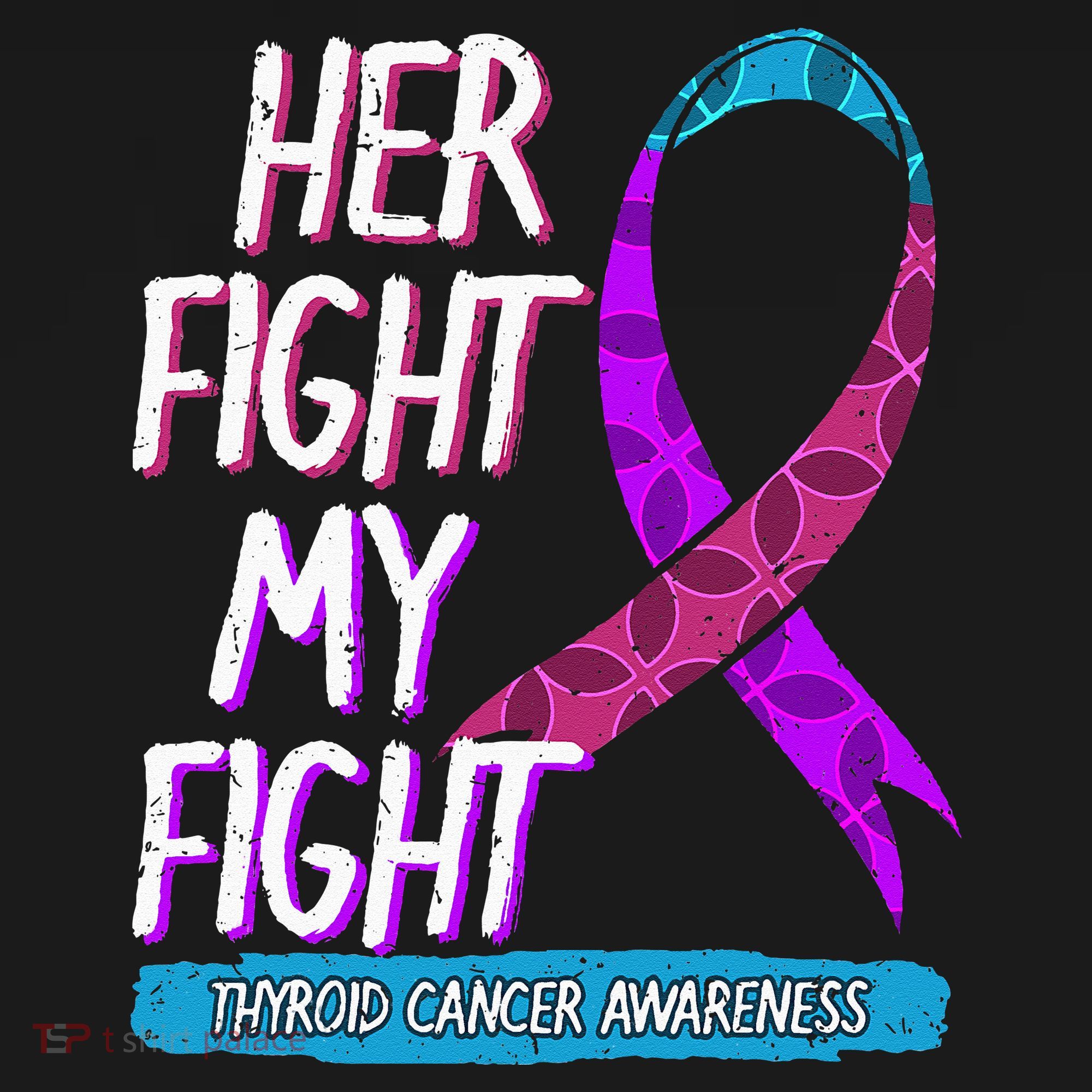 Thyroid Cancer Awareness Ribbon Endocrinologist Gift Idea Kids Hoodie