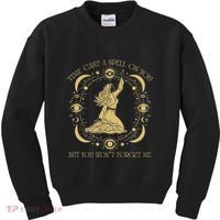 Time Cast A Spell On You Graphic But You WonT Forget Me Kids Sweatshirt thumb 0