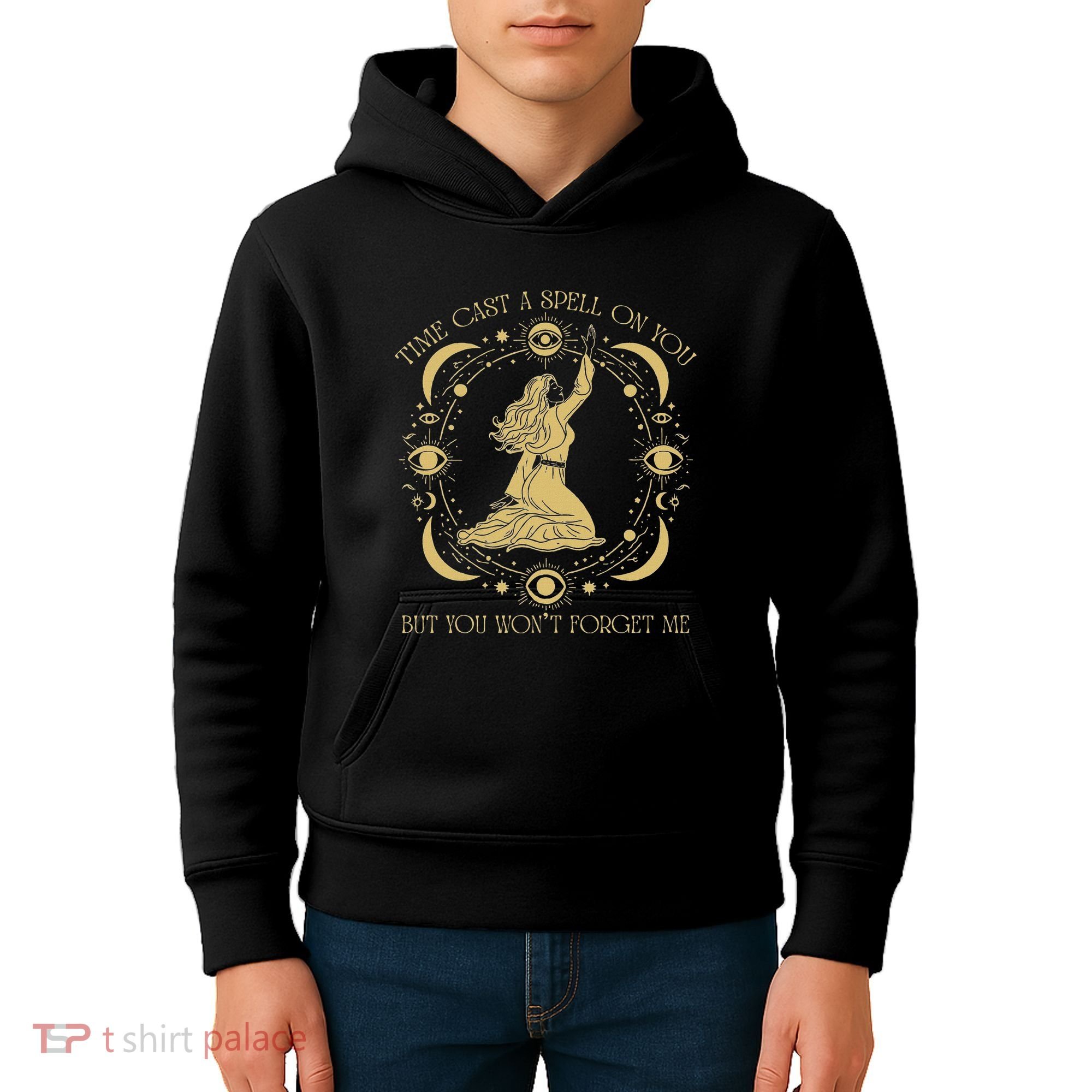 Time Cast A Spell On You Graphic But You WonT Forget Me Kids Hoodie