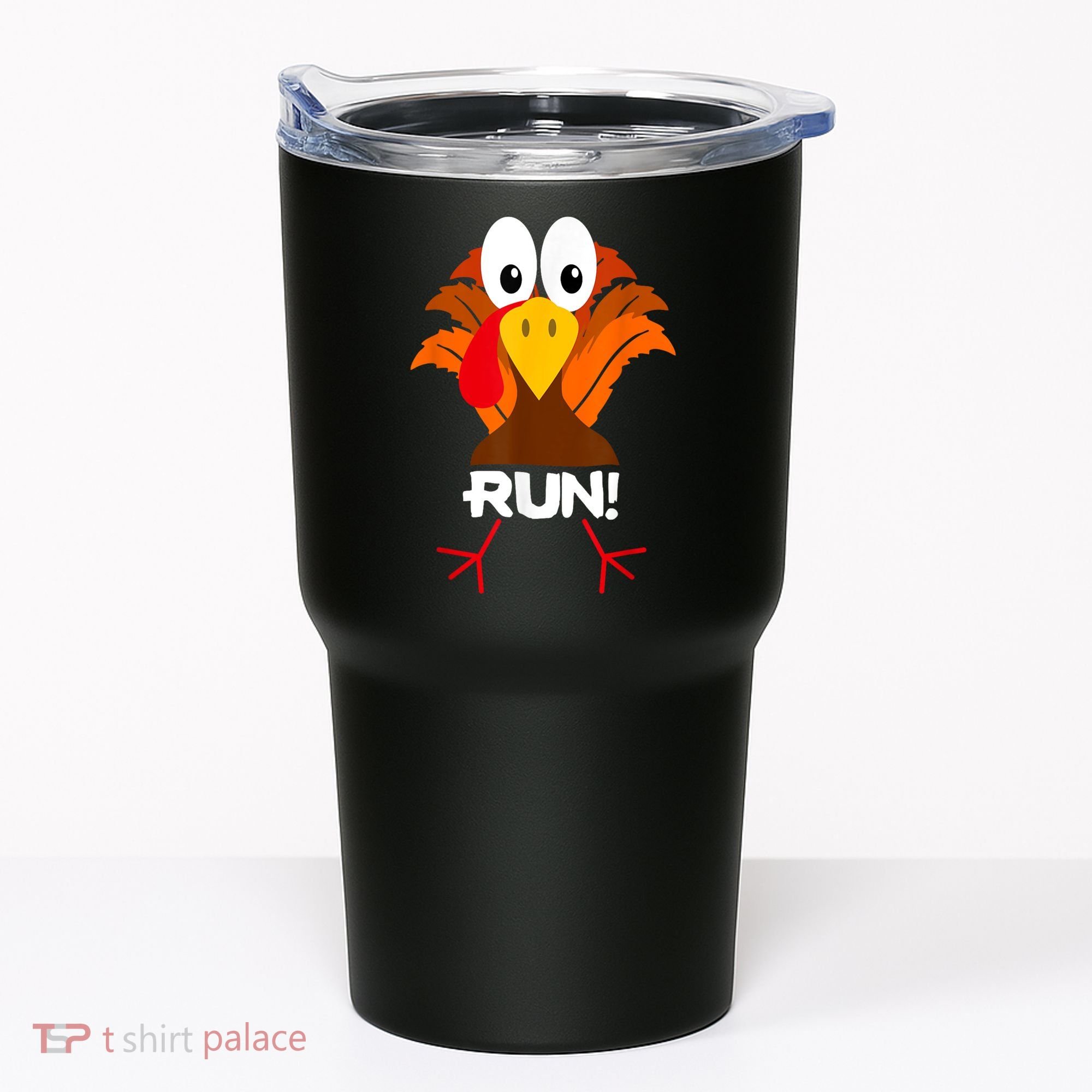 Turkey Costume Adult Running Face Turkey Trot Tumbler