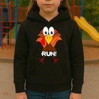 Turkey Costume Adult Running Face Turkey Trot Kids Hoodie thumb 3