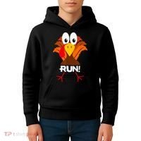 Turkey Costume Adult Running Face Turkey Trot Kids Hoodie thumb 4