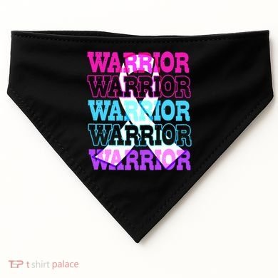 Thyroid Cancer Awareness Thyroid Cancer Warrior Gift USA-Made Doggie Bandana