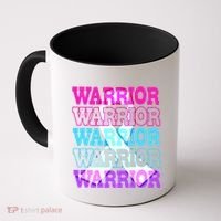 Thyroid Cancer Awareness Thyroid Cancer Warrior Gift Coffee Mug thumb 0