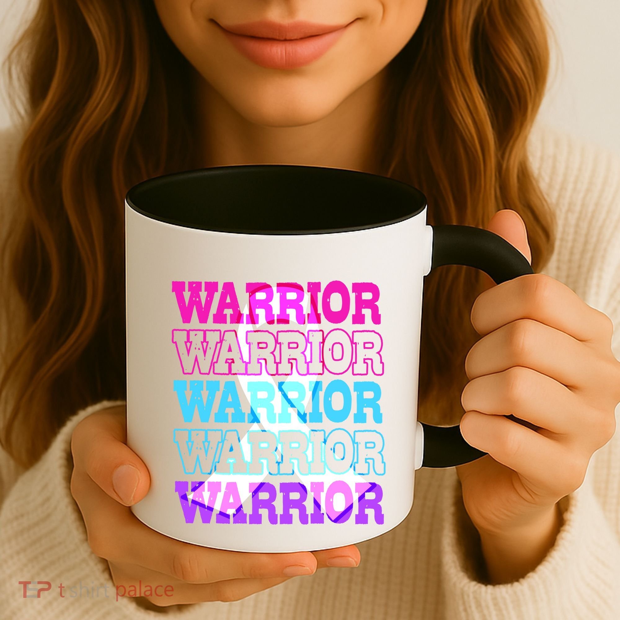 Thyroid Cancer Awareness Thyroid Cancer Warrior Gift Coffee Mug