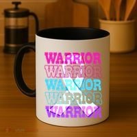 Thyroid Cancer Awareness Thyroid Cancer Warrior Gift Coffee Mug thumb 4