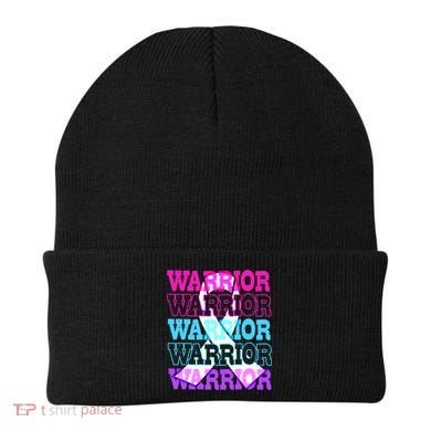 Thyroid Cancer Awareness Thyroid Cancer Warrior Gift Beanie