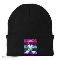 Thyroid Cancer Awareness Thyroid Cancer Warrior Gift Beanie thumb 0