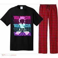 Thyroid Cancer Awareness Thyroid Cancer Warrior Gift Pajama Set thumb 0