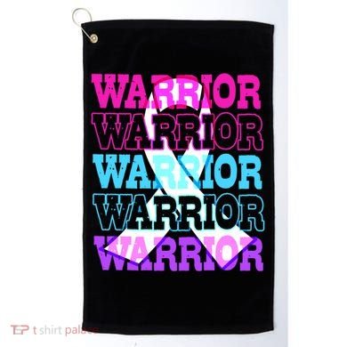 Thyroid Cancer Awareness Thyroid Cancer Warrior Gift Golf Towel