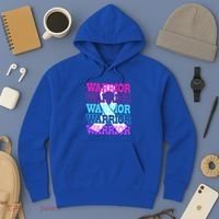 Thyroid Cancer Awareness Thyroid Cancer Warrior Gift Hoodie thumb 3