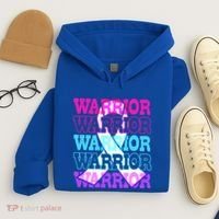 Thyroid Cancer Awareness Thyroid Cancer Warrior Gift Hoodie thumb 4