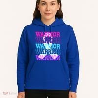 Thyroid Cancer Awareness Thyroid Cancer Warrior Gift Hoodie thumb 5