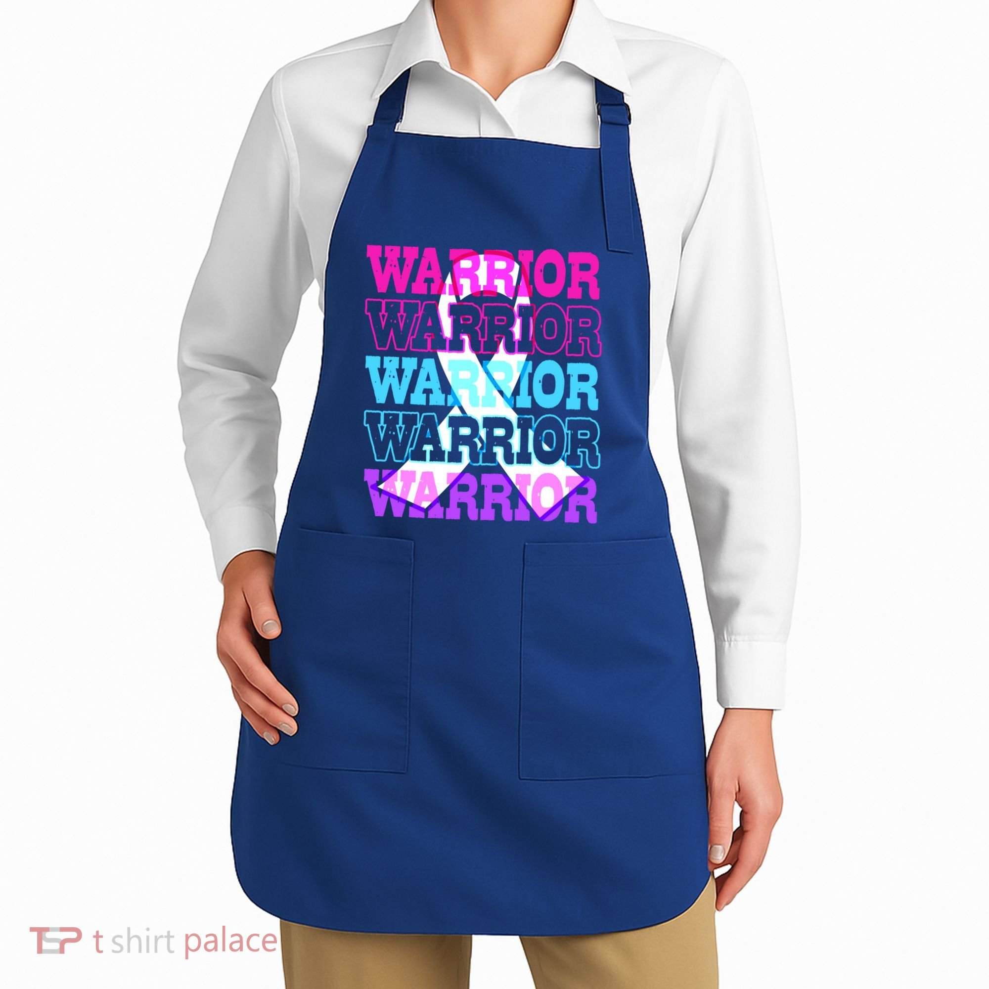 Thyroid Cancer Awareness Thyroid Cancer Warrior Gift Apron