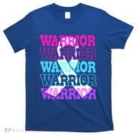 Thyroid Cancer Awareness Thyroid Cancer Warrior Gift T-Shirt thumb 0