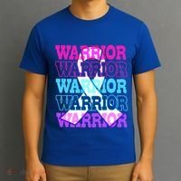 Thyroid Cancer Awareness Thyroid Cancer Warrior Gift T-Shirt thumb 3