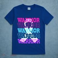 Thyroid Cancer Awareness Thyroid Cancer Warrior Gift T-Shirt thumb 5