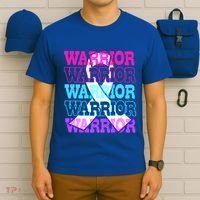 Thyroid Cancer Awareness Thyroid Cancer Warrior Gift T-Shirt thumb 6