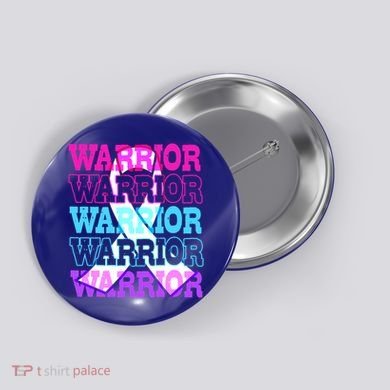 Thyroid Cancer Awareness Thyroid Cancer Warrior Gift Button