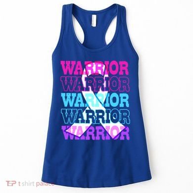 Thyroid Cancer Awareness Thyroid Cancer Warrior Gift Women's Tank Top