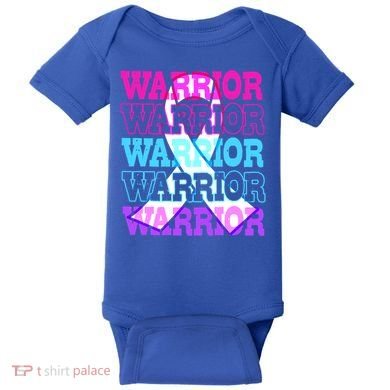 Thyroid Cancer Awareness Thyroid Cancer Warrior Gift Baby Bodysuit