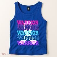 Thyroid Cancer Awareness Thyroid Cancer Warrior Gift Tank Top thumb 2