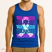 Thyroid Cancer Awareness Thyroid Cancer Warrior Gift Tank Top thumb 3