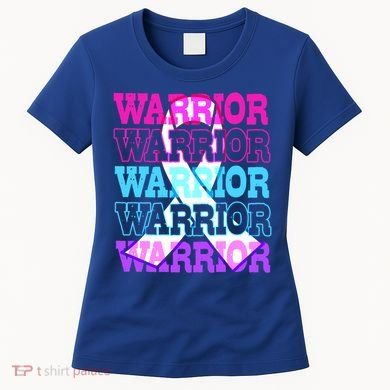 Thyroid Cancer Awareness Thyroid Cancer Warrior Gift Women's T-Shirt