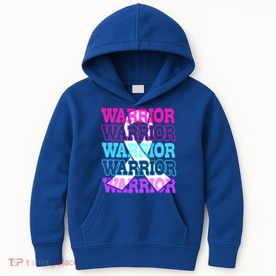 Thyroid Cancer Awareness Thyroid Cancer Warrior Gift Kids Hoodie