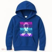 Thyroid Cancer Awareness Thyroid Cancer Warrior Gift Kids Hoodie thumb 0