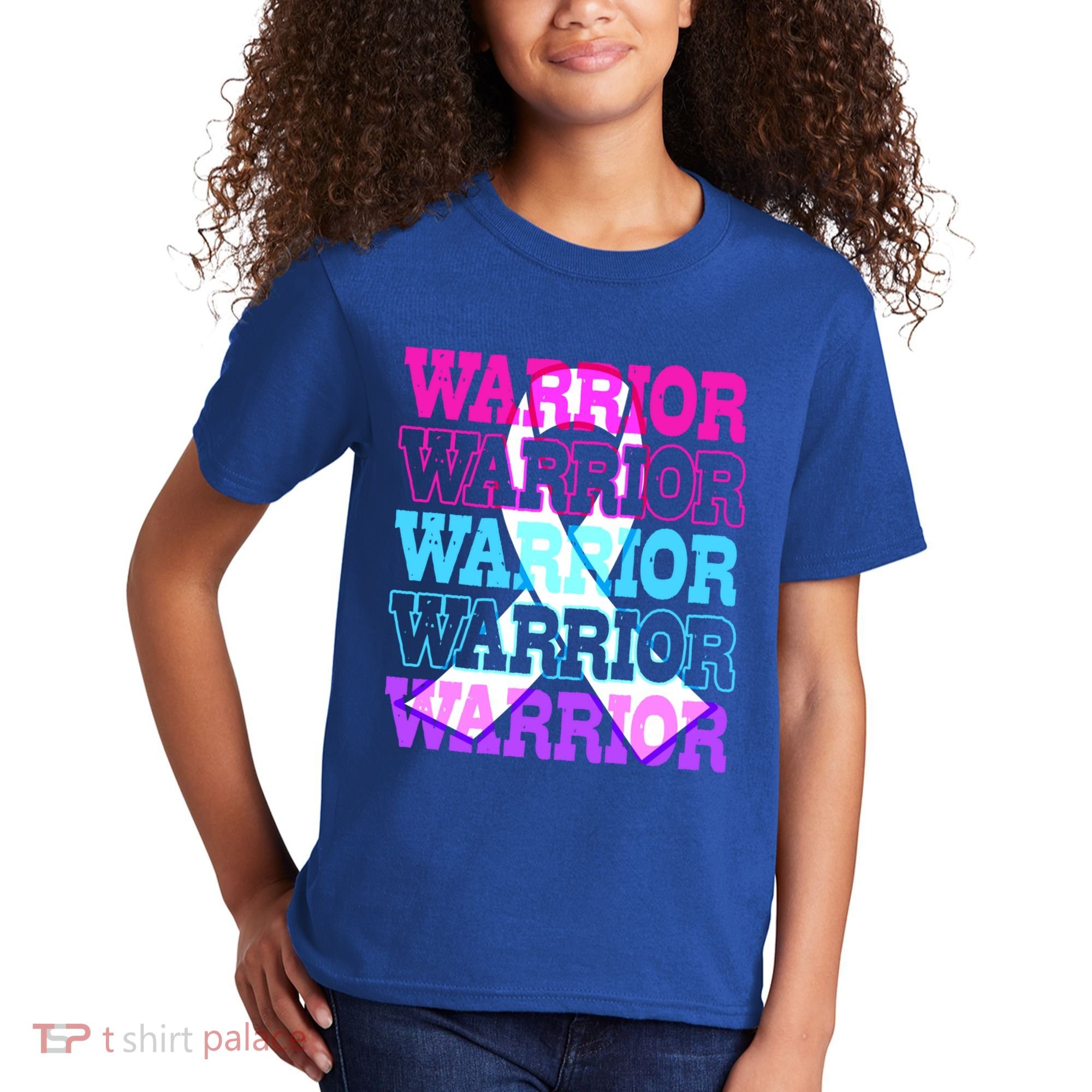 Thyroid Cancer Awareness Thyroid Cancer Warrior Gift Kids T-Shirt