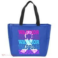 Thyroid Cancer Awareness Thyroid Cancer Warrior Gift Tote Bag thumb 0