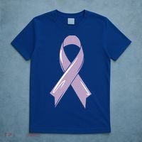 Testicular Cancer Awareness Ribbon Purple Fighter Chemo Gift T-Shirt thumb 5