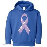 Testicular Cancer Awareness Ribbon Purple Fighter Chemo Gift Toddler Hoodie thumb 0