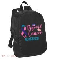 Thyroid Cancer Awareness Butterflies Warrior Ribbon Cute Gift Port Authority Crush Ripstop Backpack thumb 0