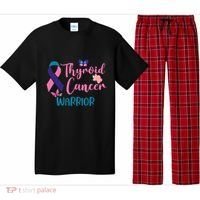 Thyroid Cancer Awareness Butterflies Warrior Ribbon Cute Gift Pajama Set thumb 0