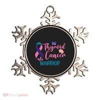 Thyroid Cancer Awareness Butterflies Warrior Ribbon Cute Gift Ornament thumb 0