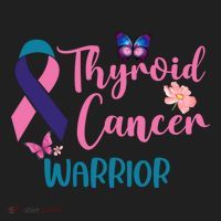 Thyroid Cancer Awareness Butterflies Warrior Ribbon Cute Gift Hat thumb 2
