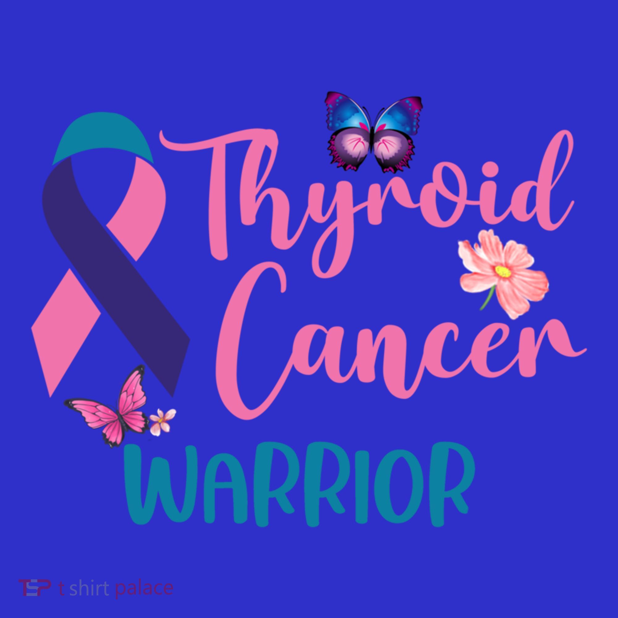 Thyroid Cancer Awareness Butterflies Warrior Ribbon Cute Gift Mousepad