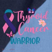 Thyroid Cancer Awareness Butterflies Warrior Ribbon Cute Gift Raglan Baseball Sleeve Shirt thumb 2