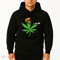This Cough Ain't From Corona Weed Joke Cannabis 420 Stoner Hoodie thumb 2