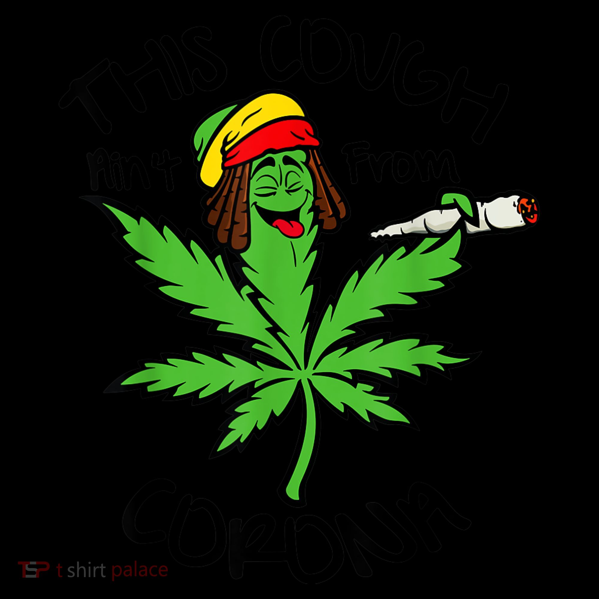 This Cough Ain't From Corona Weed Joke Cannabis 420 Stoner Coffee Mug