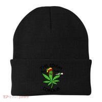 This Cough Ain't From Corona Weed Joke Cannabis 420 Stoner Beanie thumb 0