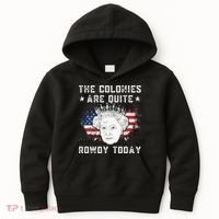 The Colonies Are Quite Rowdy Today Funny 4th Of July Queen Kids Hoodie thumb 0