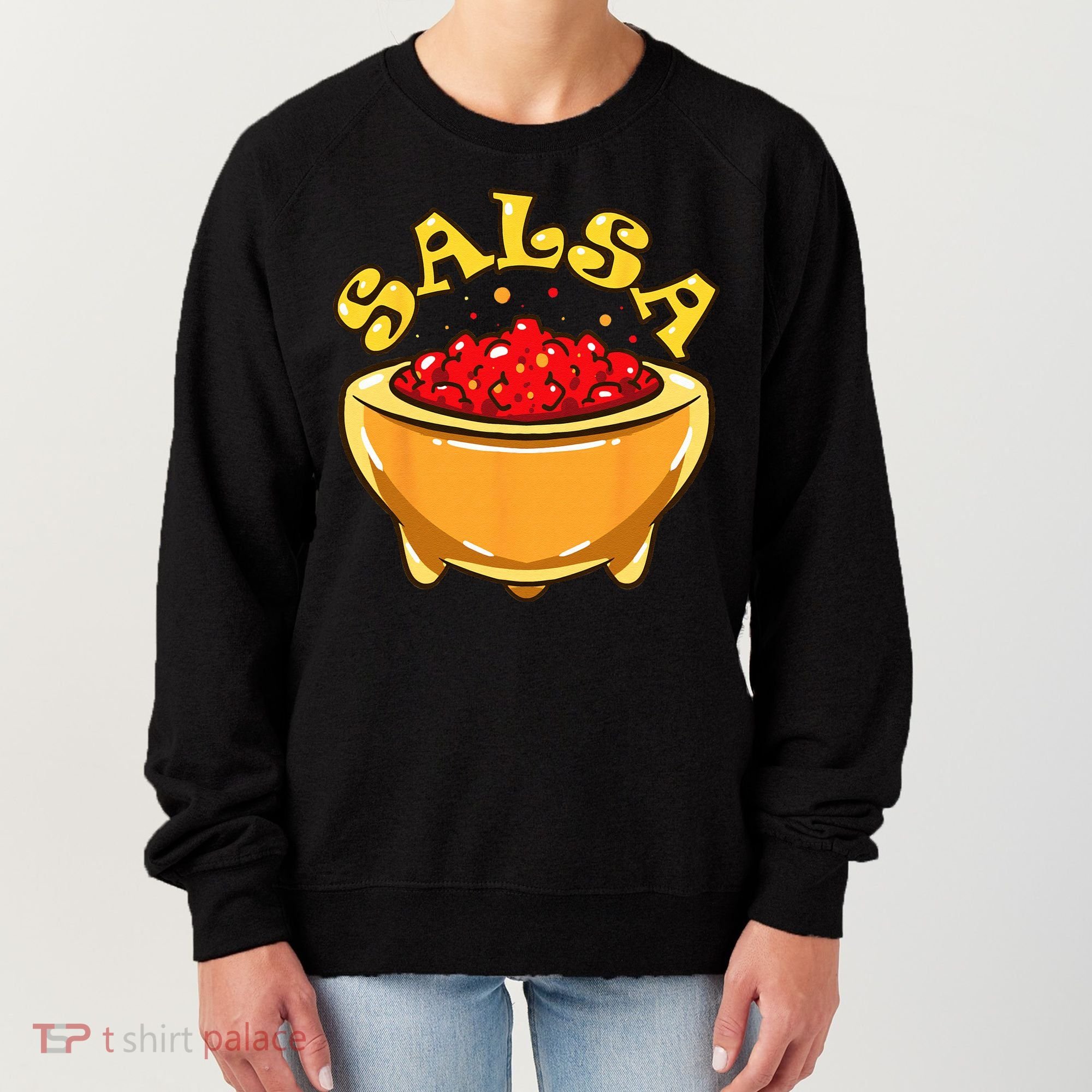 Tortilla Chips And Salsa Funny Matching Halloween Costumes Women's Sweatshirt